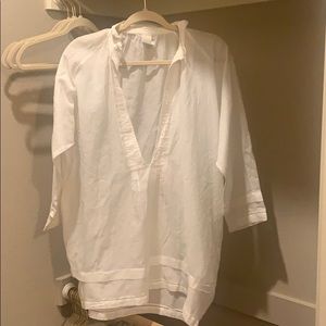 Malia mills white cover up top